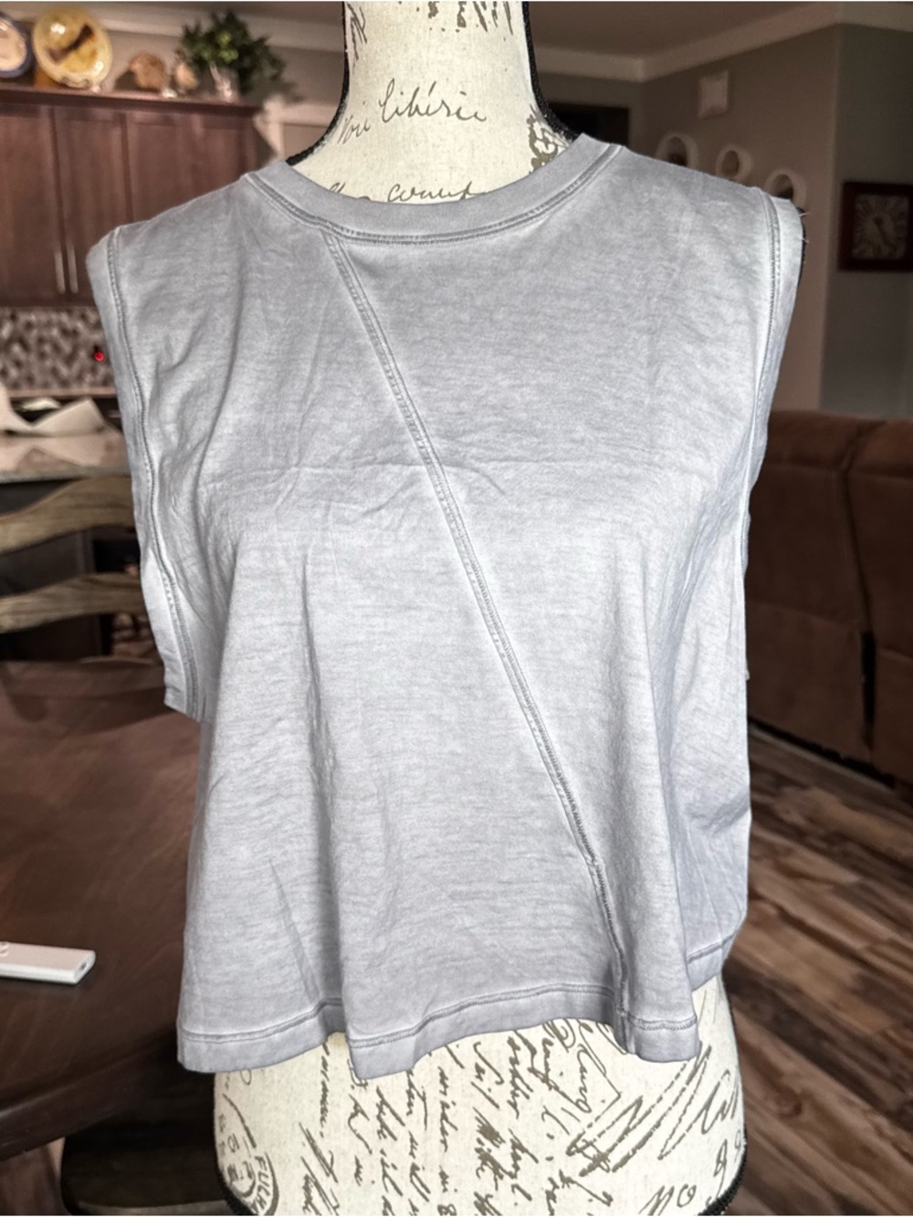 Lululemon Broken Beats Tank Washed Glacier Grey